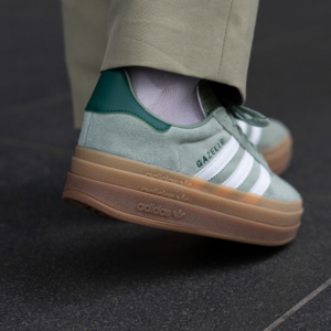 Giay Adidas Gazelle Bold 'Silver Green' ID6998