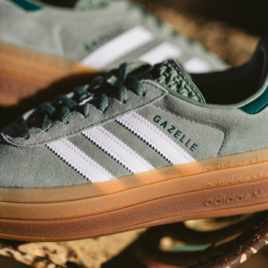 Giay Adidas Gazelle Bold 'Silver Green' ID6998