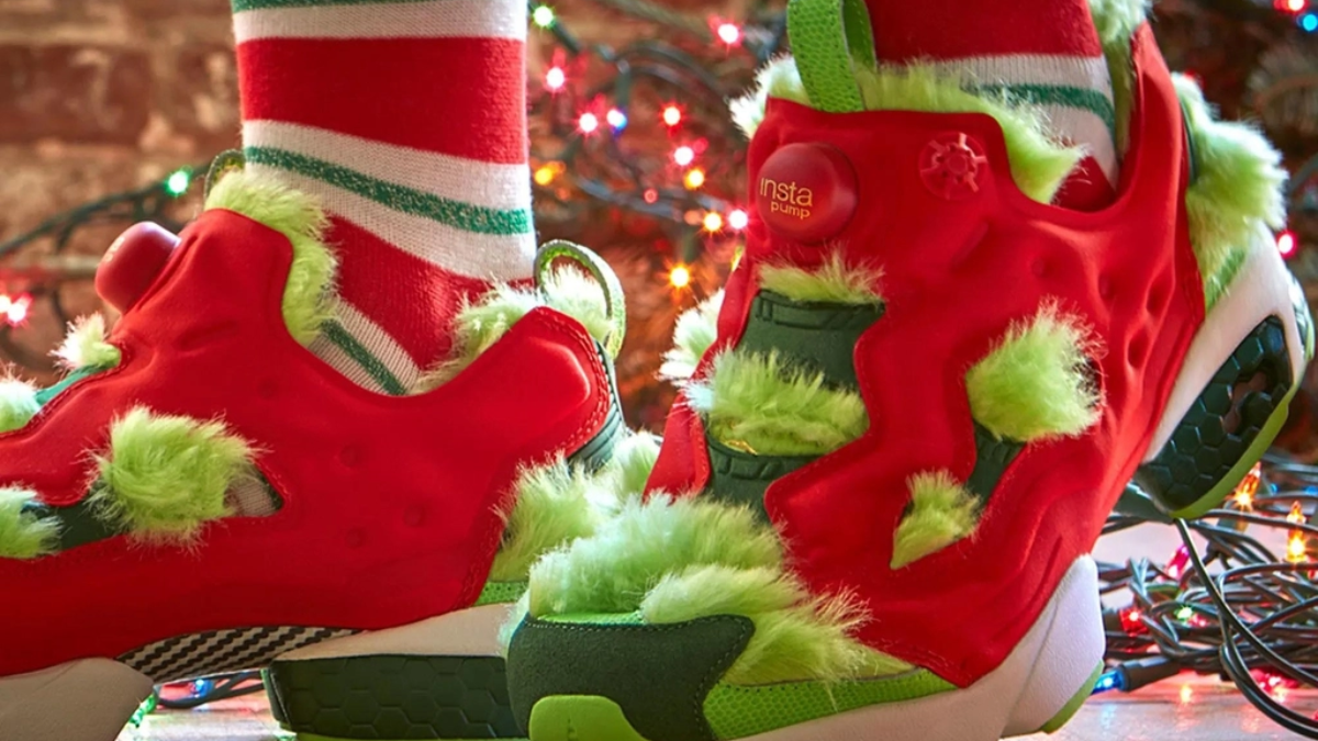 Điểm qua những đôi sneaker chủ đề Grinch tốt nhất hiện nay Hinh anh 2: Diem qua nhung doi sneaker chu de Grinch tot nhat hien nay