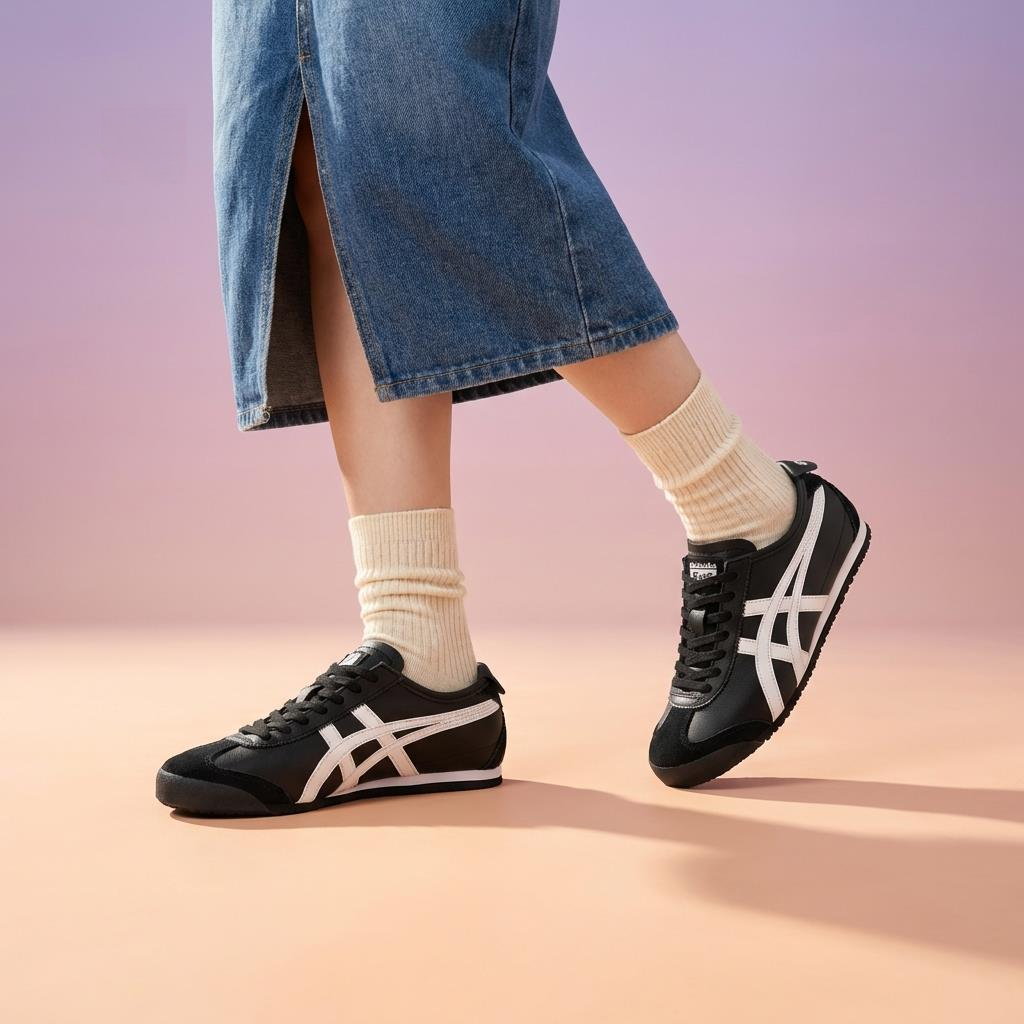 Alternative view of Giày Onitsuka Tiger Mexico 66 'Black' 1183C102-002