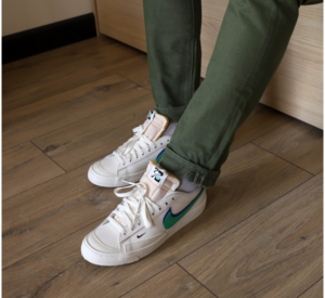 Giay Nike Blazer Low 77 SE Double Swoosh 'Green' DO9777-001