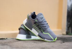 Giay Adidas NMD R1 V2 'Grey Signal Green' GY6163