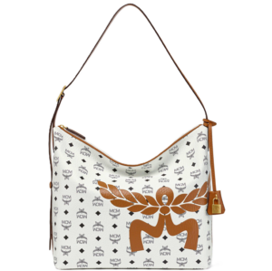 Tui MCM Aren Hobo in Mega Laurel Visetos 'White' MWHESTA06WT001