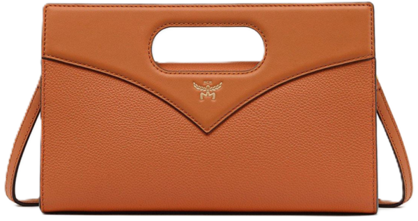 Túi MCM Diamond Tote Embossed Leather 'Cognac' MWRESAK03CO001