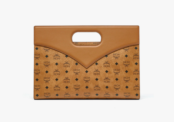 Túi MCM Diamond Tote Visetos Leather Mix 'Cognac' MWTESAK01CO001 - Hình ảnh 6