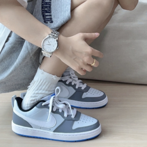 Giay Nike Court Borough Low 2 SE 'Pure Platinum Photo Blue' BQ5448-019