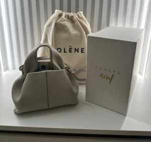 Tui Polene Numero Neuf Mini Edition Textured 'Chalk'