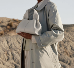 Tui Polene Numero Neuf Mini Edition Textured 'Chalk'