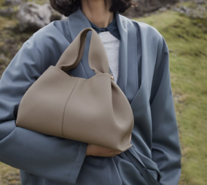 Tui Polene Numero Neuf Mini edition Textured 'Taupe'