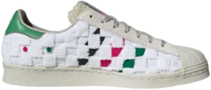 Giày Adidas Superstar 80s x Han Meilin 'White Green' ID4384
