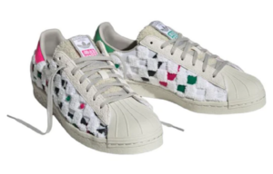 Giay Adidas Superstar 80s x Han Meilin 'White Green' ID4384
