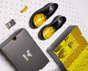 Giay Dr. Martens 1461 Leather Oxford 'Black Yellow' 31390005