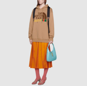 Ao Gucci x The North Face Cotton Hoodie 'Brown' 615061-XJDBY-2597