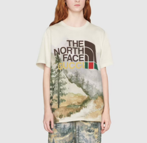 Áo Gucci x The North Face T-Shirt 'Trail Print' 672475-XJDS8