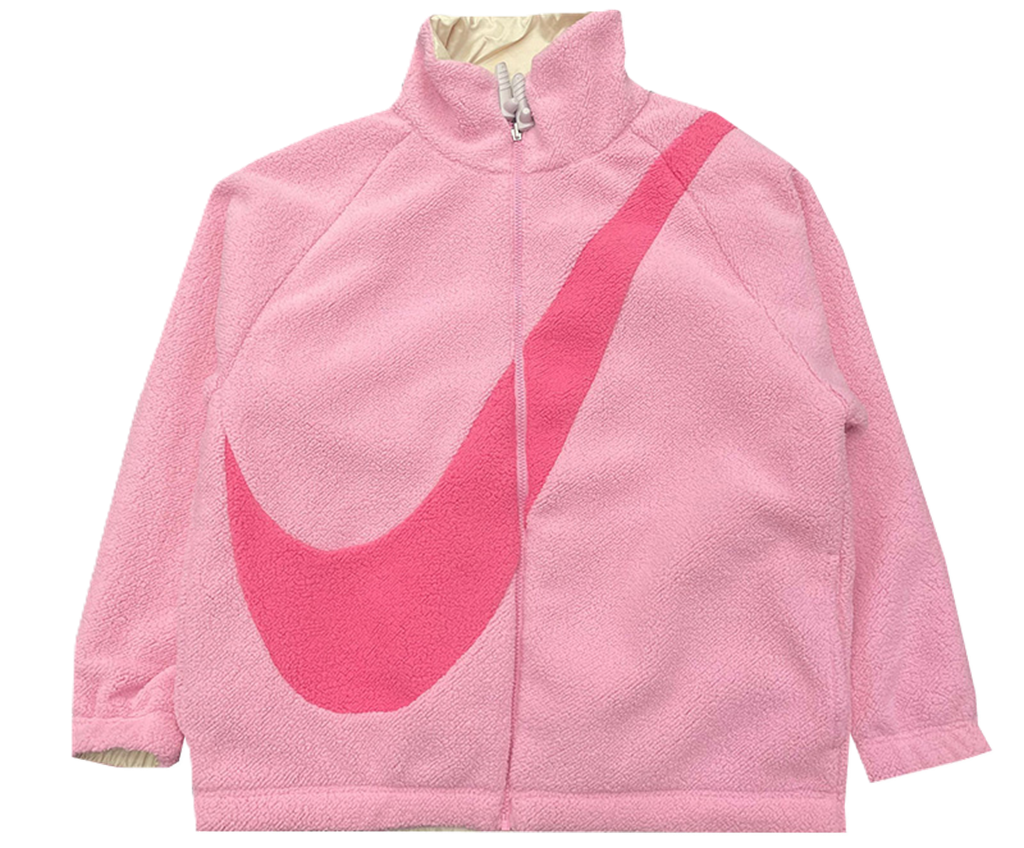 nike big swoosh pink