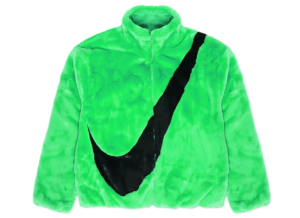 Áo Nike NSW Faux Fur Jacket 'Poison Green' CU6559-328