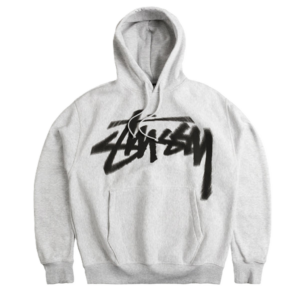 Ao Stussy Dizzy Stock Hoodie 'Ash Heather'