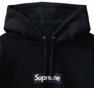 Ao Supreme Box Logo Hooded Sweatshirt 'Black' 23FW