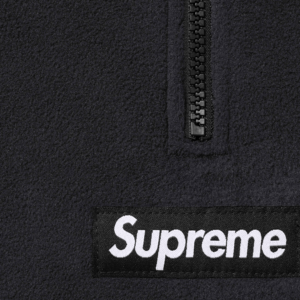 Ao Supreme Polartec Facemask Half Zip Hooded Sweatshirt 'Black' 23FW