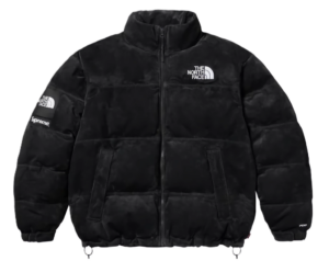 Ao Supreme x The North Face Suede Nuptse Padded Jacket 'Black' NF0A875NO9Y