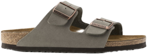 Dép Birkenstock Arizona Birko-Flor Nubuk 'Stone' 0151211