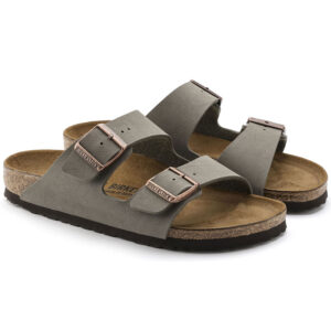 Dep Birkenstock Arizona Birko-Flor Nubuk 'Stone' 0151211