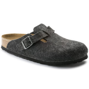Dep Birkenstock Boston Wool Felt ' Anthracite' 160373