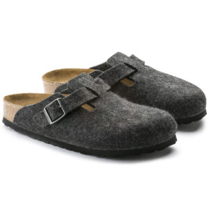 Dep Birkenstock Boston Wool Felt ' Anthracite' 160373