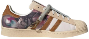 Giay Adidas Superstar 80s x Han Meilin 'Cream Brown' ID4383