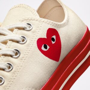 Giay Converse x CDG PLAY Chuck 70 'Red' A01796C