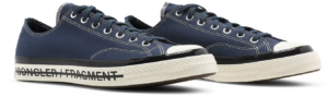 Giay Converse x Fragment Design x Moncler Chuck 70 Low 'Insignia Blue' 172323C