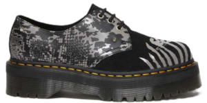 Giay Dr. Martens 1461 Animal Clash 'Black Grey' 27695001