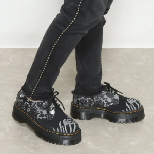 Giay Dr. Martens 1461 Animal Clash 'Black Grey' 27695001