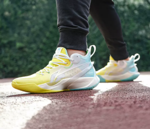 Giay Lining Sonic 10 Mid 'Yellow Pure Blue' ABAS069-8