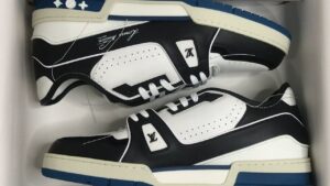 Giay Louis Vuitton LV Trainer 'White' 1A8Q7N