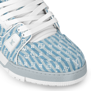 Giay Louis Vuitton LV Trainers 'Light Blue' 1ABG1P