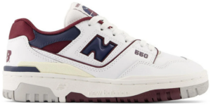Giay New Balance 550 'White Burgundy Navy' GSB550CR
