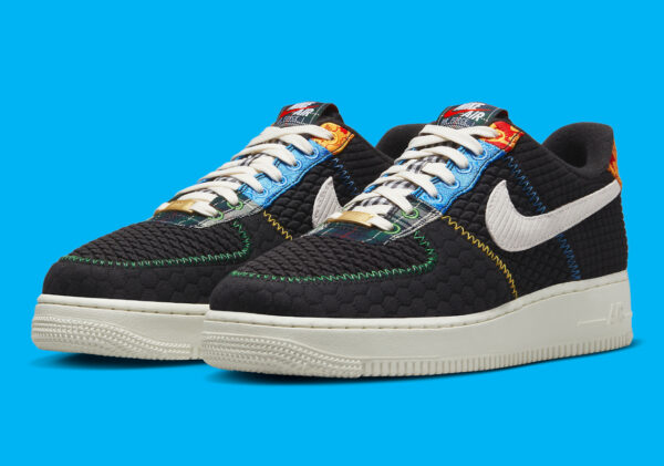 Giày Nike Air Force 1 Low 'Black Multi-Color' DZ4855-001 - Hình ảnh 2