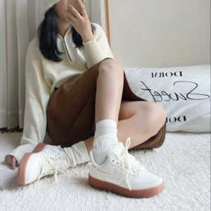 Giay Nike Air Force 1 Low ‘Sail Gum Faux Fur’ FV3701-119