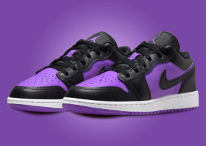 Giay Nike Air Jordan 1 Low GS 'Purple Venom' 553560-505