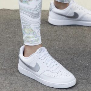 Giay Nike Court Vision Low 'White Silver' DH3158-108