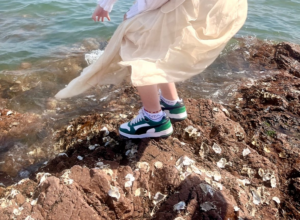 Giay Puma RBD Game Low 'Green White Black' 386373-16