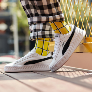 Giay Puma Smash Platform L 'White Black' 366487‑12