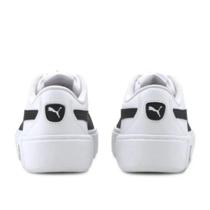 Giay Puma Smash Platform V2 'White Black' 373035-02