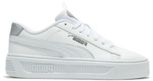 Giay Puma Smash Platform V3 Pop Up Metallics 'White' 392504-02