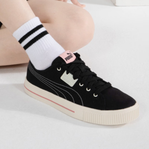 Giay Puma Suede Low 'Black Pink' 383865‑02