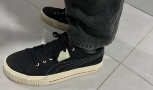 Giay Puma Suede Low 'Black Pink' 383865‑02