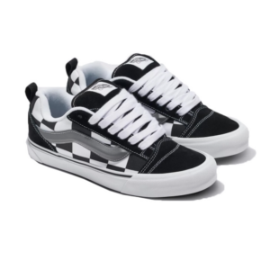 Giay Vans Knu Skool 'Black and White' VN0009QCCJJ