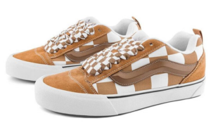 Giay Vans Knu Skool 'Mega Check Brown' VN000CRPBRO