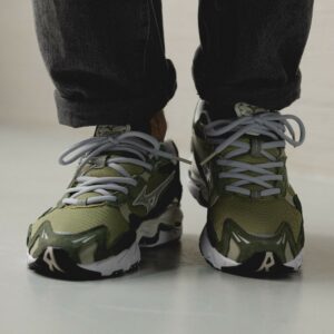 Giay Mizuno Rider 10 Low 'Grey Green' D1GA222604